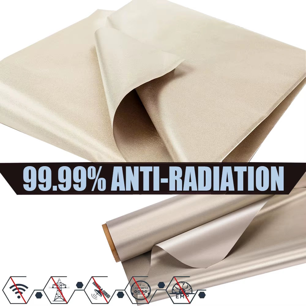 Faraday Fabric RFID Shielding Block Wifi/Rf Anti-Radiation Conductive Magnetic Copper/Nickel EMF Cloth anti Signal Interfer