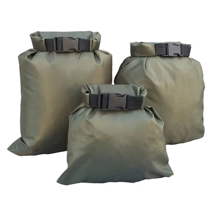 1.5+2.5+3.5L 3Pcs Waterproof Dry Bag Storage Pouch Rafting Canoeing Boating Kayaking Carrying Valuable Perishable Items