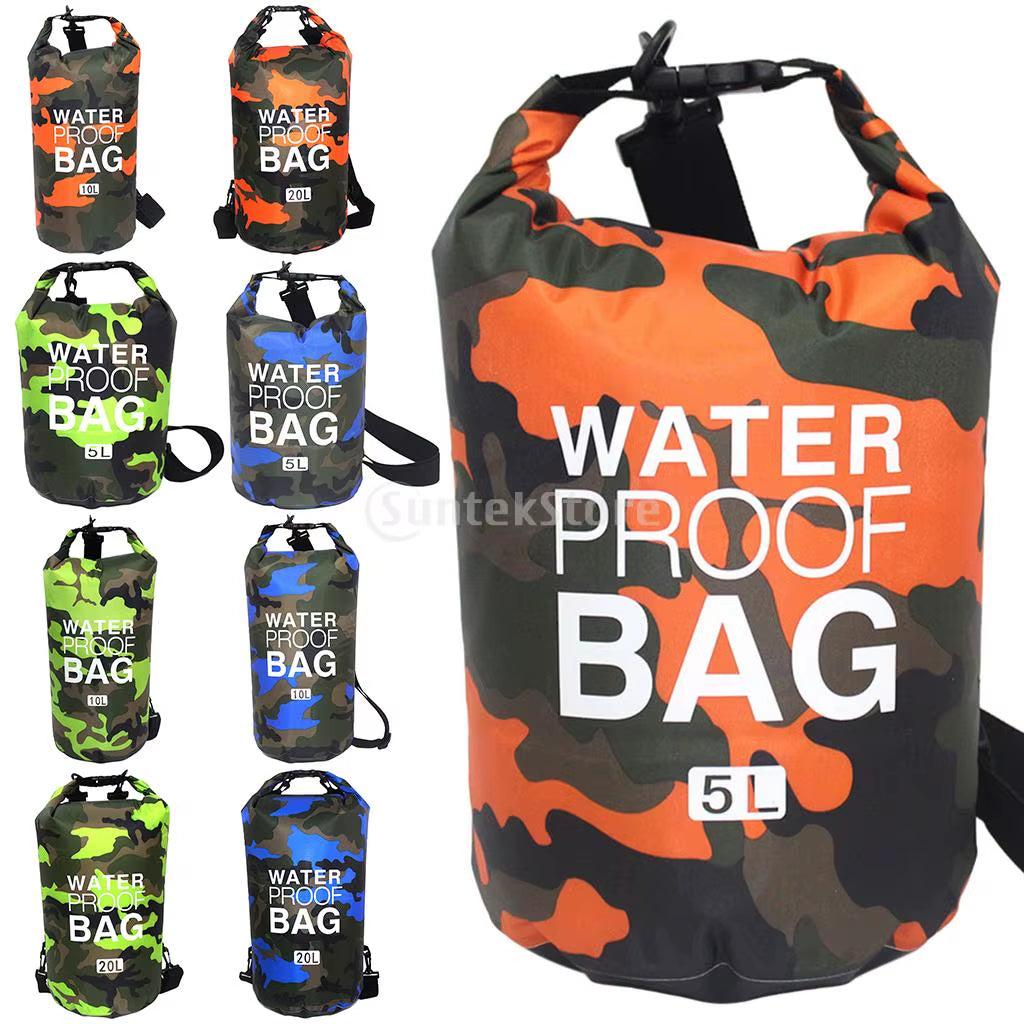 Waterproof Bags 2L 5L 10L 15L 20L 30L Swimming Sports Bags Backpack Drifting Rafting Surfing Gym Dry Bag Beach Accessories