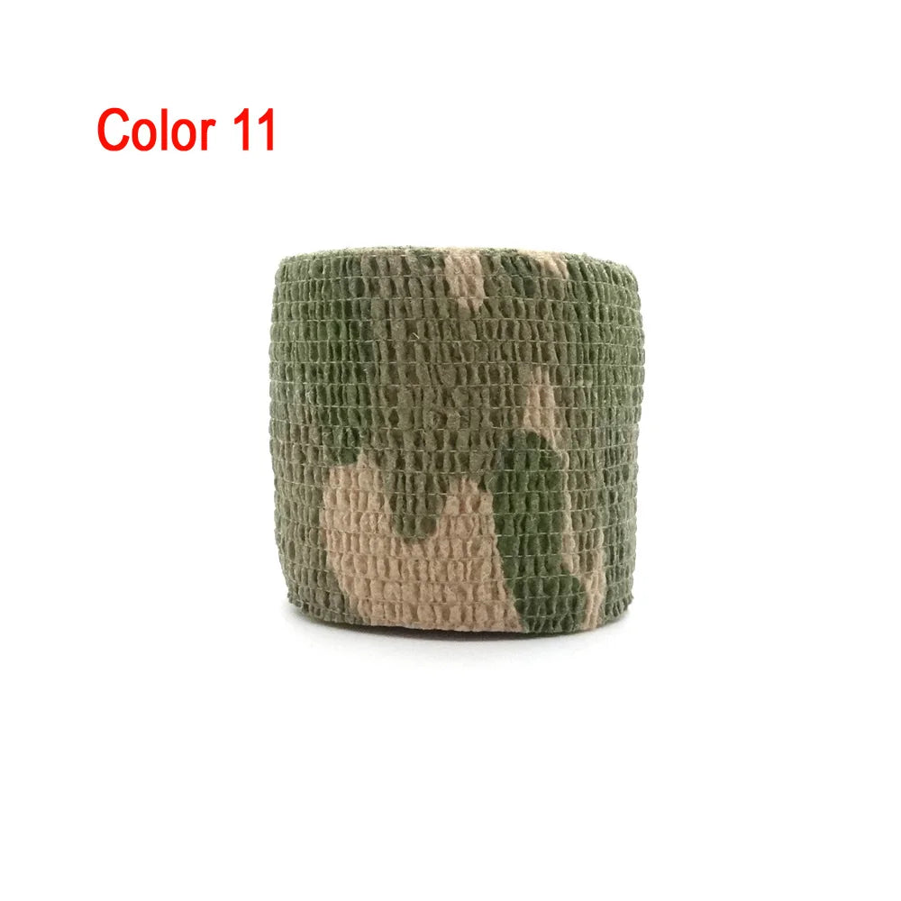 1 Roll  4.5M*5Cm Waterproof Outdoor Camo Hunting Camouflage Tape Wraps