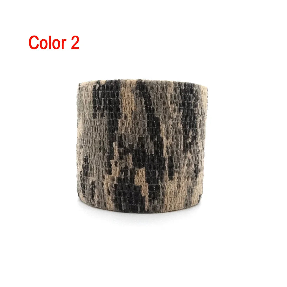 1 Roll  4.5M*5Cm Waterproof Outdoor Camo Hunting Camouflage Tape Wraps