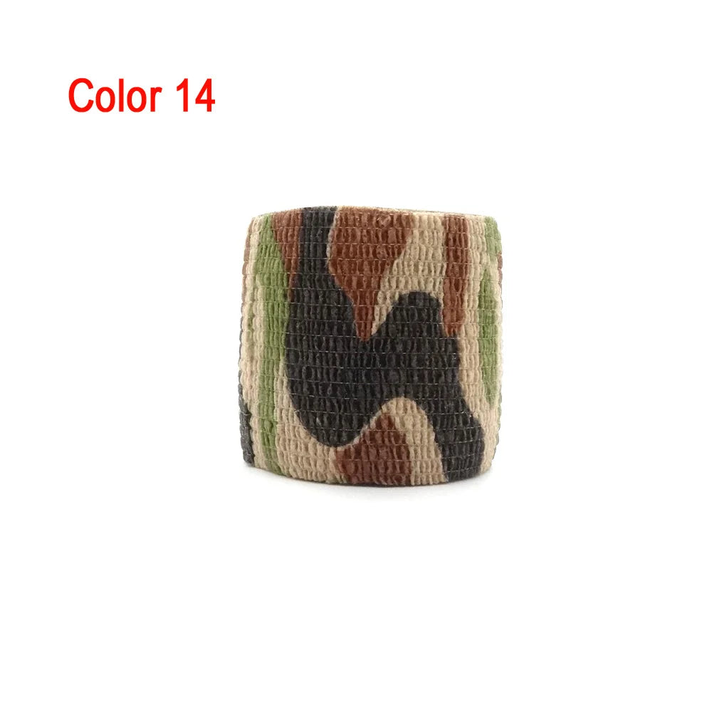 1 Roll  4.5M*5Cm Waterproof Outdoor Camo Hunting Camouflage Tape Wraps