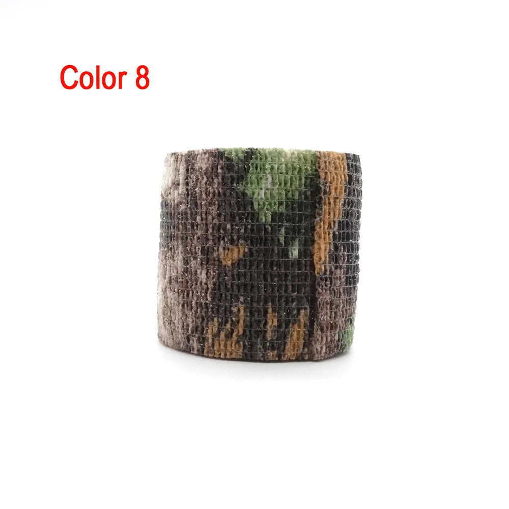 1 Roll  4.5M*5Cm Waterproof Outdoor Camo Hunting Camouflage Tape Wraps