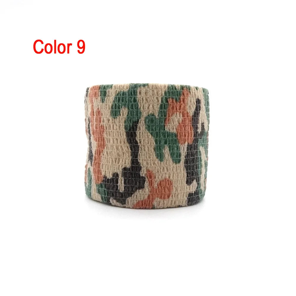 1 Roll  4.5M*5Cm Waterproof Outdoor Camo Hunting Camouflage Tape Wraps