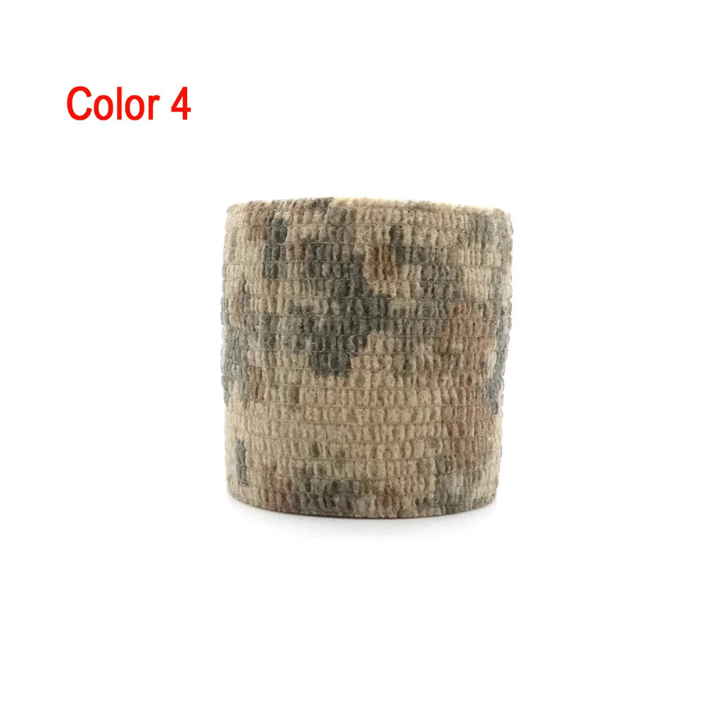 1 Roll  4.5M*5Cm Waterproof Outdoor Camo Hunting Camouflage Tape Wraps