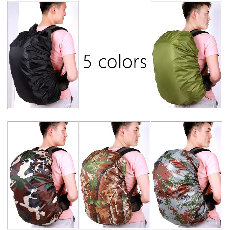 35L/60L Pack Cover Outdoor Camping Hiking Hunting Backpack Waterproof Rain Cap