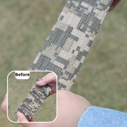 1 Roll  4.5M*5Cm Waterproof Outdoor Camo Hunting Camouflage Tape Wraps