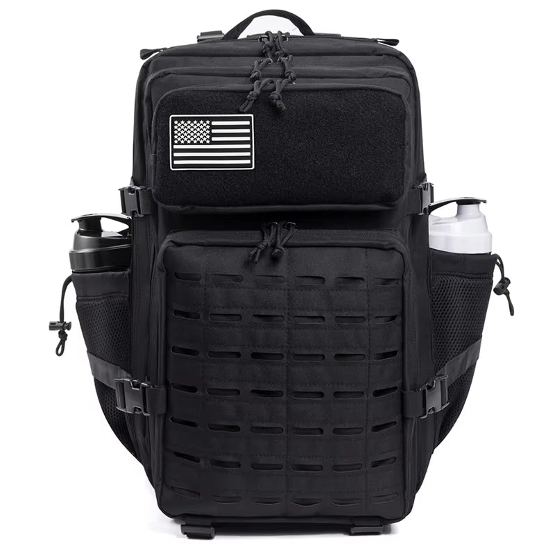 50L Tactical Backpack Survival Bag Hunting MOLLE Backpack GYM for Men EDC Outdoor Hiking Rucksack Witch Bottle Holder