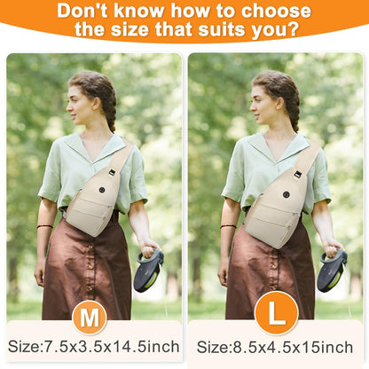 Crossbody Bags for Women Men Trendy Sling Bag Bakpack Casual Chest Bag with Convertible Shoulder Strap