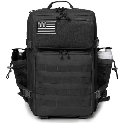 50L Tactical Backpack Survival Bag Hunting MOLLE Backpack GYM for Men EDC Outdoor Hiking Rucksack Witch Bottle Holder