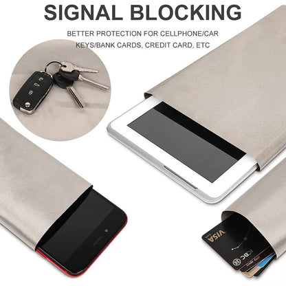 Faraday 5G Shield Fabric EMF EMI RF RFID Shielding anti Radiation Electromagnetic RFID Blocking Material Blocks Signalsзащитная