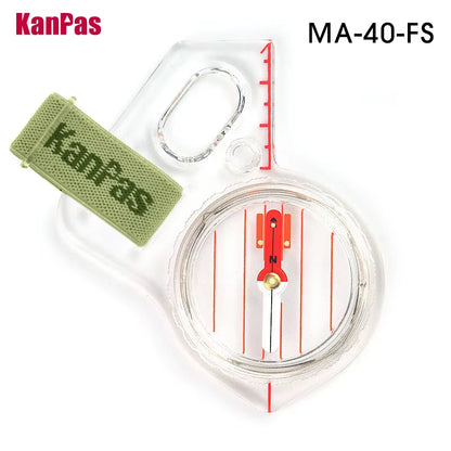 Basic and Beginner'S Orienteering Thumb Compass, Orienteering Primary Compass, MA-40-FS, Durable Sport Compass