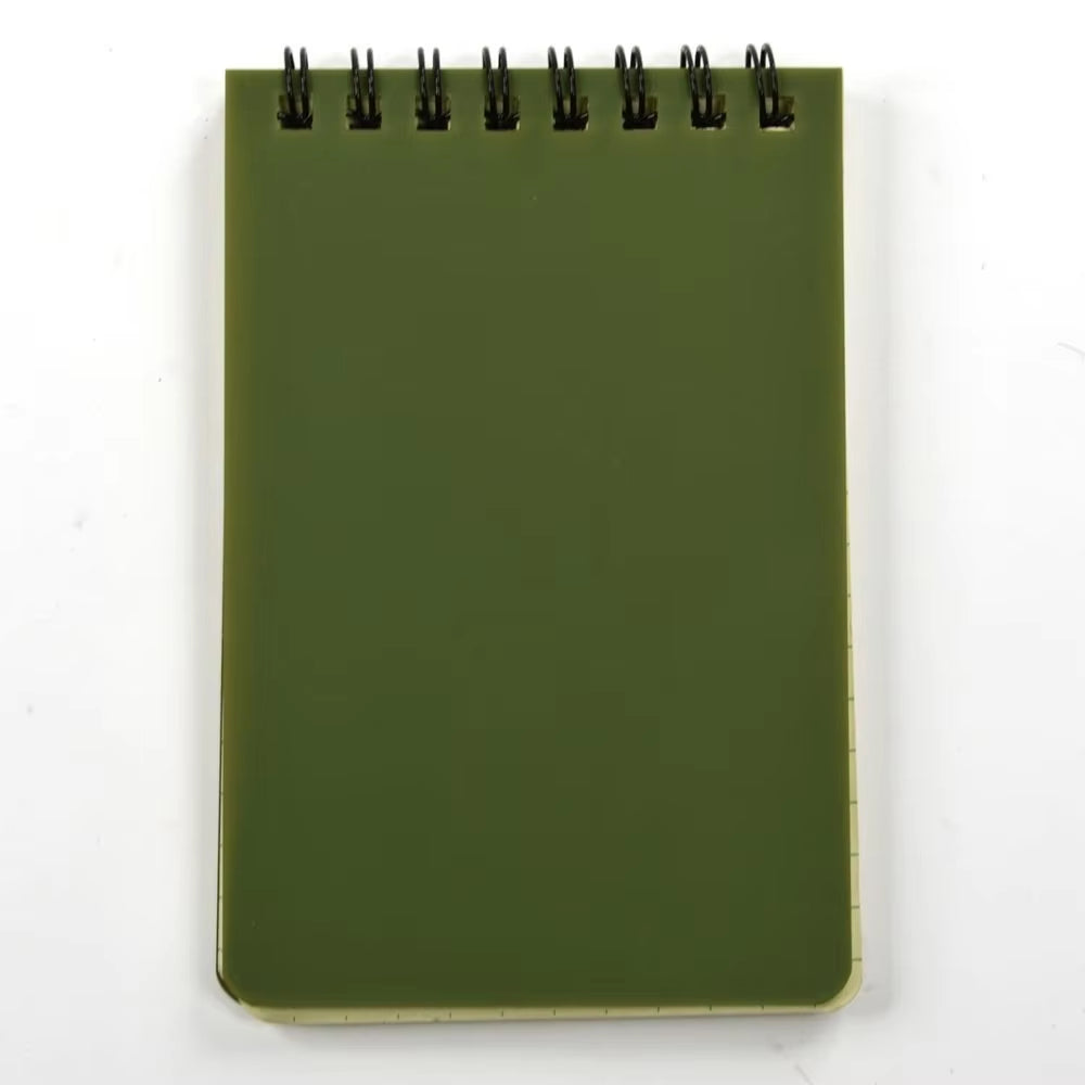 5 PCS Tactical Note Book All-Weather All Weather Notebook Waterproof Writing Paper in Rain