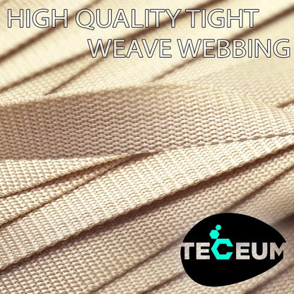 1" & 1.5" & 2" Webbing – 10 25 50 Yards – 40+ Colors – Heavy Duty 1 Inch 1.5 Inch 2 Inch Webbing for Climbing Outdoors Indoors Crafting DIY